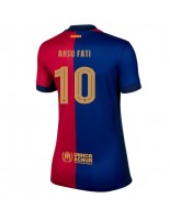 Barcelona Ansu Fati #10 Hjemmedrakt Dame 2024-25 Korte ermer